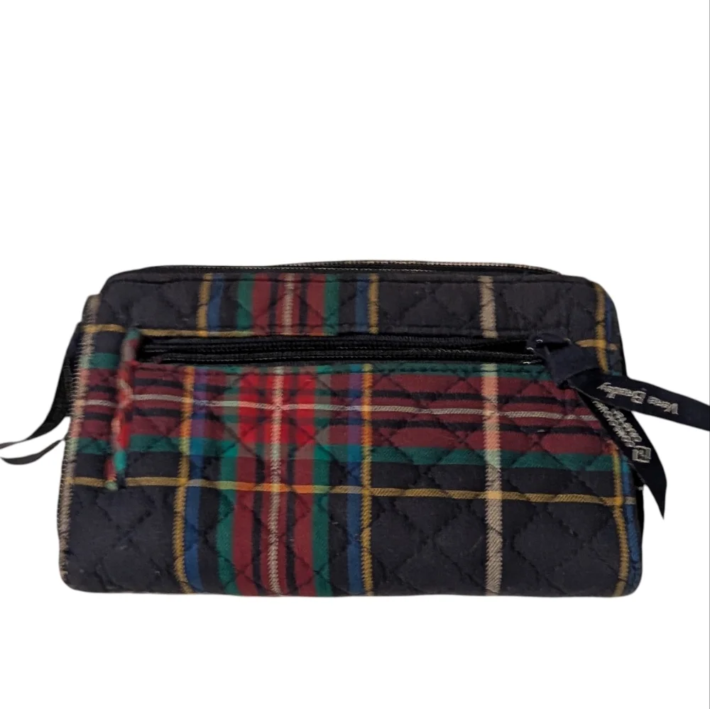 Vera Bradley Quilted‎ Tartan Plaid Turnlock Wallet - Picture 3 of 6